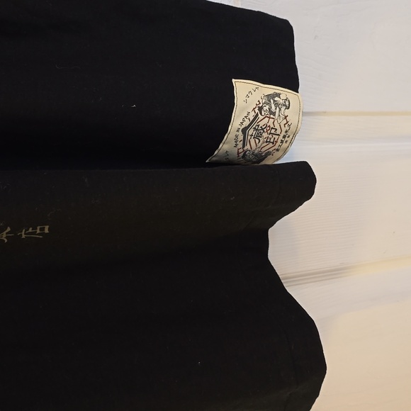 NWT KUME.JP Japan Streetwear Black Graphic Short Sleeve Tshirt Cotton Size Large - Picture 9 of 17